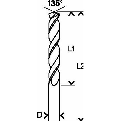 Thumbnail - Bosch Professional Zubehör, Bohrereinsatz, Metallbohrer HSS-Co, DIN 338, 5,1 x 52 x 86 mm, 1er-Pack (5 mm)