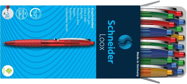 Image du produit Schneider 20 stylos à bille LOOX couleurs assorties couleur de l'encre bleu (20x)