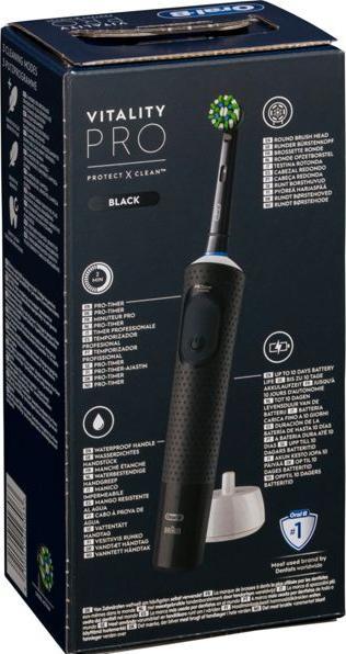 Image du produit Oral-B Vitality Pro D 103 Black Boîte à suspendre (Brosse à dents oscillo-rotative)