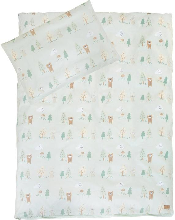 Produktbild Roba Bettwäsche 2-teilig Woodland Buddies (100 x 135 cm, 40 x 60 cm)