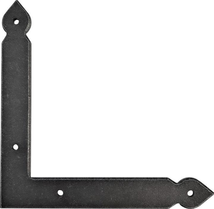 Actual product image Halcö Fulp dummy angle hinge, 140 x 140 mm, galvanised steel, black passivated