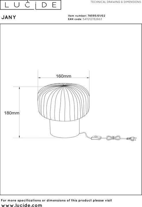 Image du produit Lucide Jany (E14)