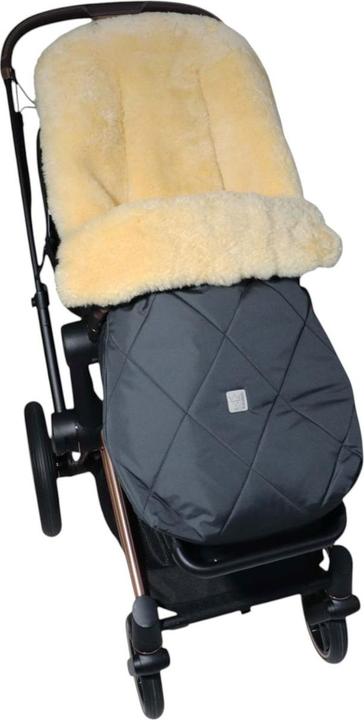 Actual product image Kaiser Baby Kaiser Lammfell Fusssack Coosy, anthracite
