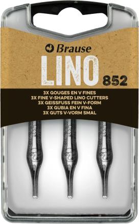 Image du produit Brause Boîte 3 Gouges en V fine (n°852) (3x)