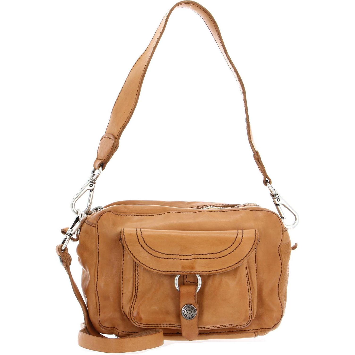 Campomaggi, Damen, Handtasche, Bowling Bag Mini, Braun