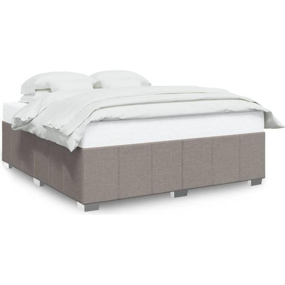 VidaXL, Bett, Bettgestell ohne Matratze Stoff (200 x 200 cm)