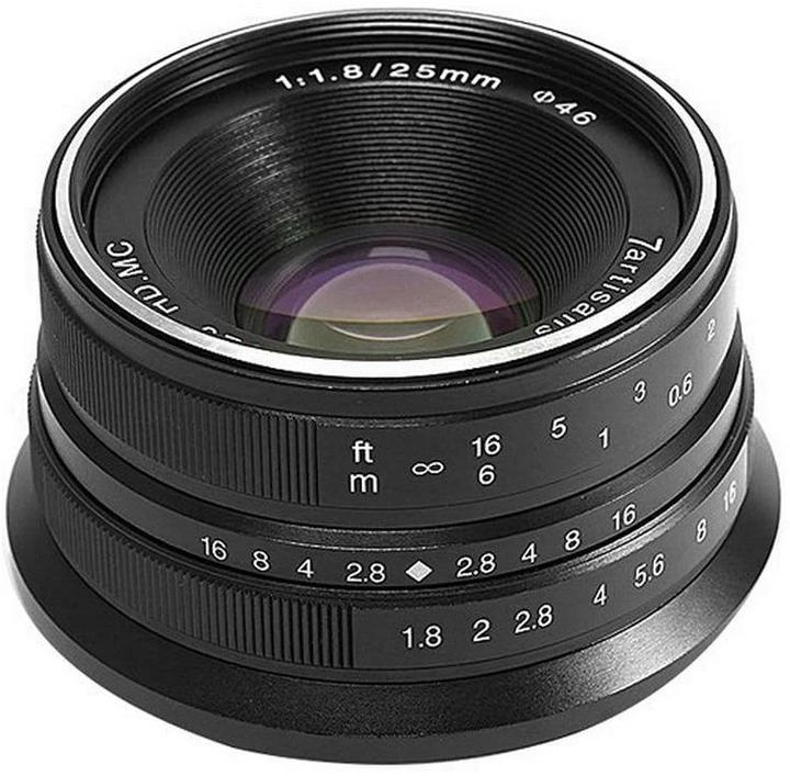 Image du produit 7artisans 25mm F1.8 Sony E (Sony E, APS-C / DX)