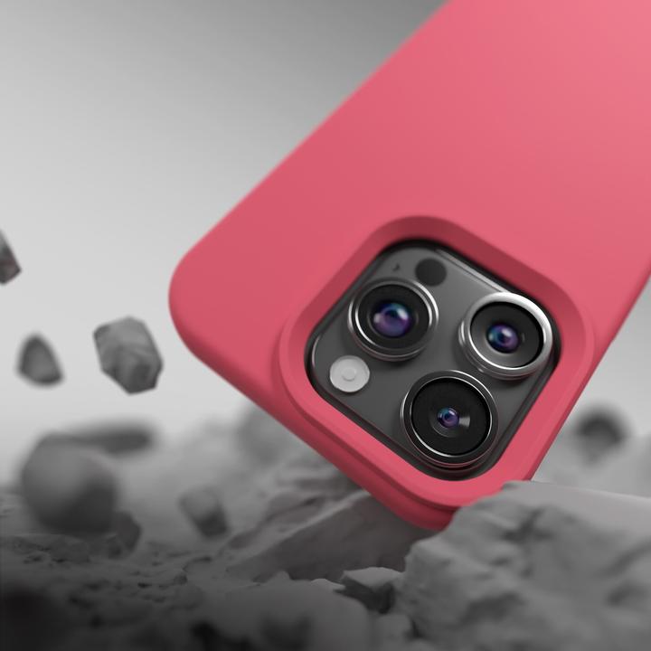 Produktbild Etteri Silicone Mag case for iPhone 12 / 12 Pro 6,1" raspberry (Apple iPhone 12)