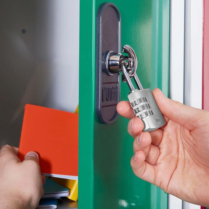 Produktbild Yale Y151B/30/125/1 Vorhängeschloss 30 mm Silber Zahlenschloss