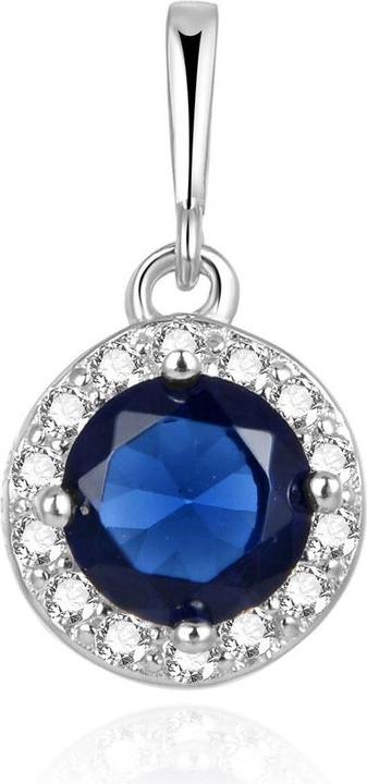 Image du produit Beneto Pendentif de luxe withue zircon AGH449