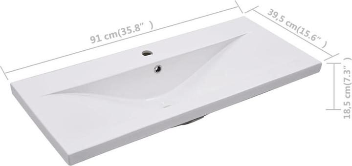Image du produit vidaXL Becken (395 mm, 910 mm)