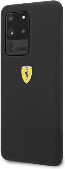 Produktbild Ferrari Hardcase FESSIHCS69BK S20 Ultra G988 black/black Silicone (Samsung Galaxy S20 Ultra)