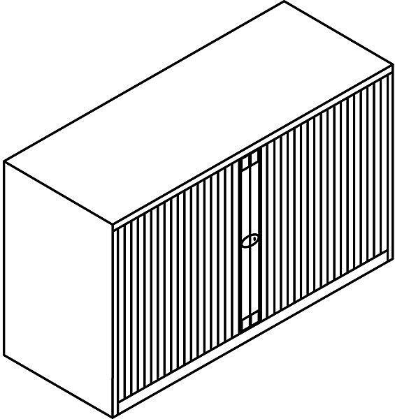 Produktbild Bisley Euro-Rollladenschrank (120 x 43 x 69.5 cm)