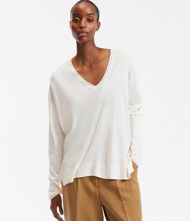 Actual product image La Redoute Collections Pullover mit V-Ausschnitt (M)