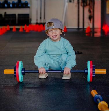 Produktbild Fitkidz Barbell & Bumper Plate Set