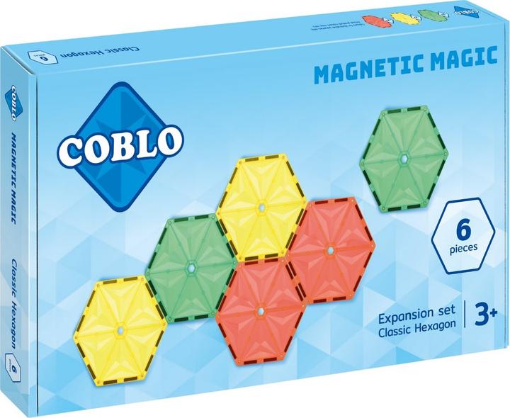 No Name Klocki magnetyczne 6 p?yt hexagon 14cm