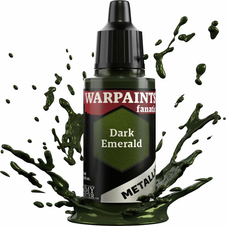 Produktbild The Army Painter Metallic-Farbe Warpaints Fanatic: Dark Emerald 18 ml (Dark Emerald, 18 ml)