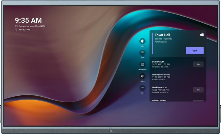 Yealink MeetingBoard86 ETV86 Extended Touchscreen weiss (Speditionsversand)