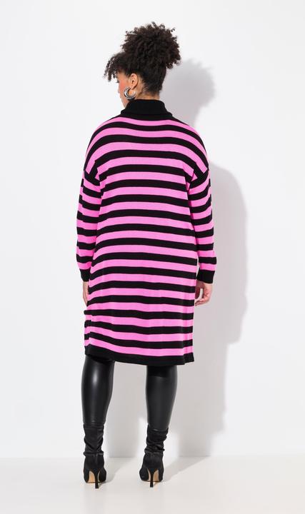 Produktbild Miamoda Long-Pullover, A-Linie, Ringel, Saumschlitz (46, 48)