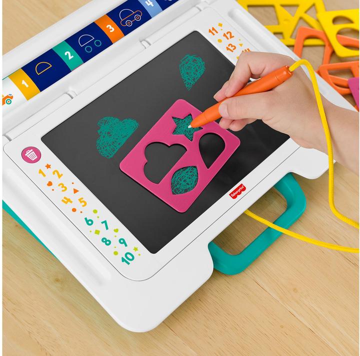 Image du produit Fisher-Price Doodle Pro Lernstation (Allemand, Anglais, Espagnol, Finlandais, Français, Italien, Néerlandais, Portugais, Suédois, 3 - 7 Années)