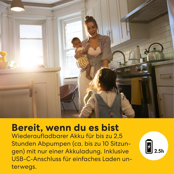 Actual product image Medela Motion InBra Einzelmilchpumpe