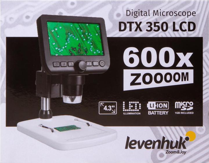 Immagine prodotto Levenhuk Microscopio digitale DTX 350, bianco/nero