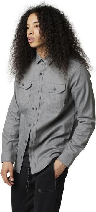 Actual product image Fox Woven 22 Assembly Line Flannel Htr G (S)