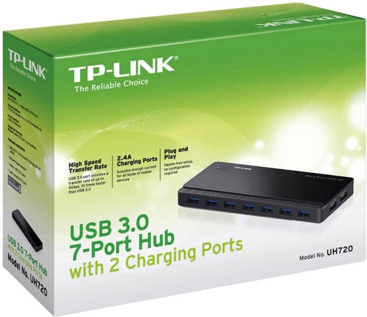 Actual product image TP-Link Uh720 (Micro USB, 7 Ports)