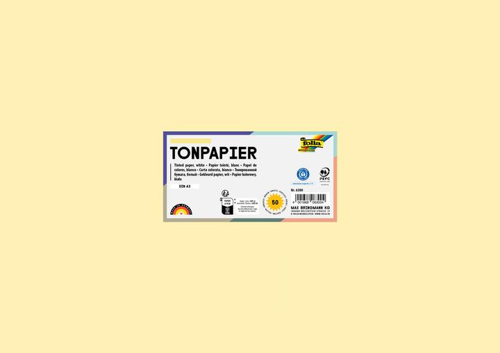 Produktbild Folia Zeichenpapier farbig Format A3 (130 g/m²)