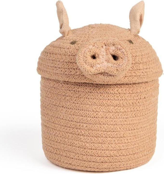 Produktbild Lorena Canals Mini Korb Peggy the Pig