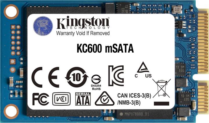 Actual product image Kingston KC600 (256 GB, mSATA)
