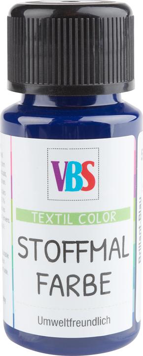 Produktbild VBS Stoffmalfarbe, 50 ml (Brilliantblau, 50 ml)