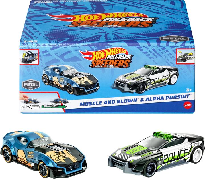 Actual product image Hot Wheels Pull-Backs 2-Pack