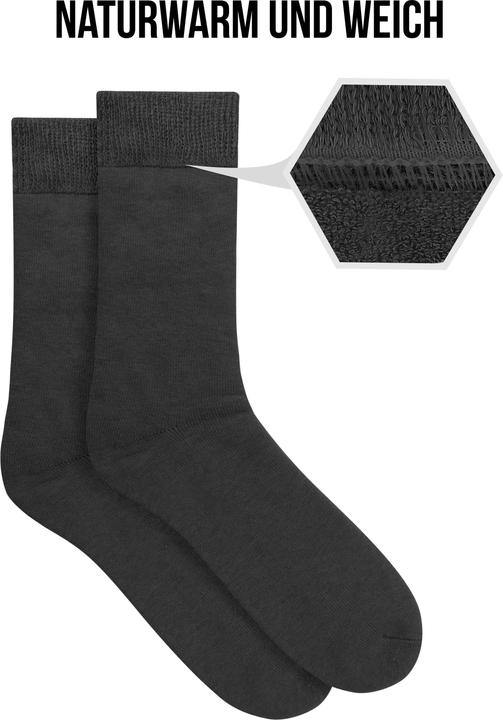 Produktbild Normani 3 Paar Alpaka-Vollplüschsocken (3er Pack, 43 - 46)