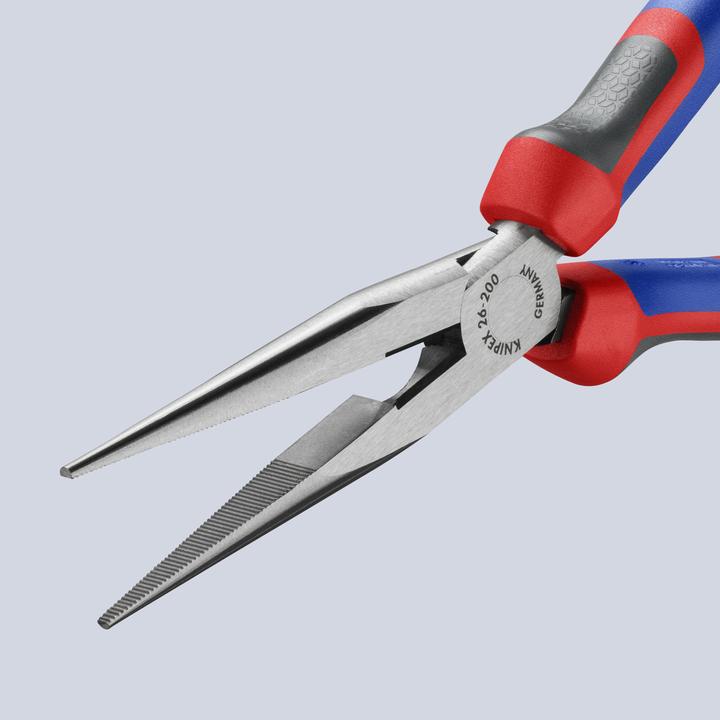 Produktbild Knipex Flachrundzange mit Schneide (200 mm)