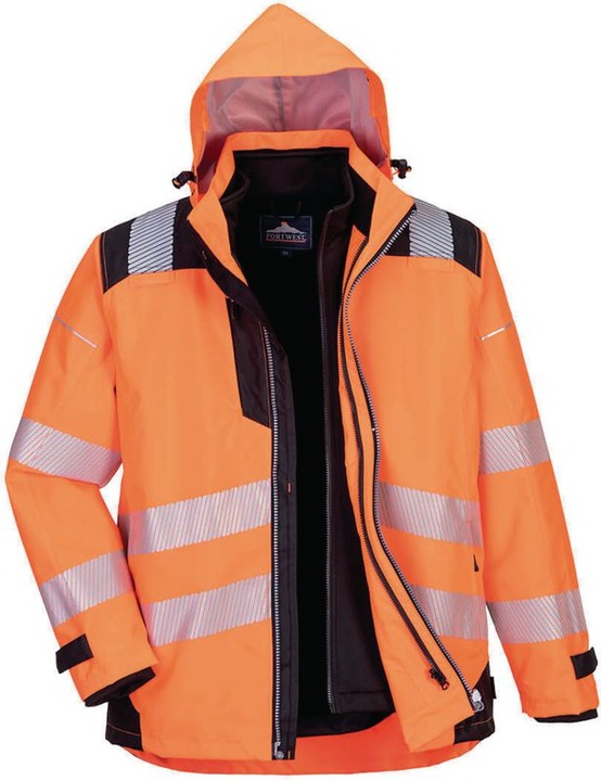 Portwest WORK JACKET 3IN1 PW365OBR ORANGE XXL (XXL)