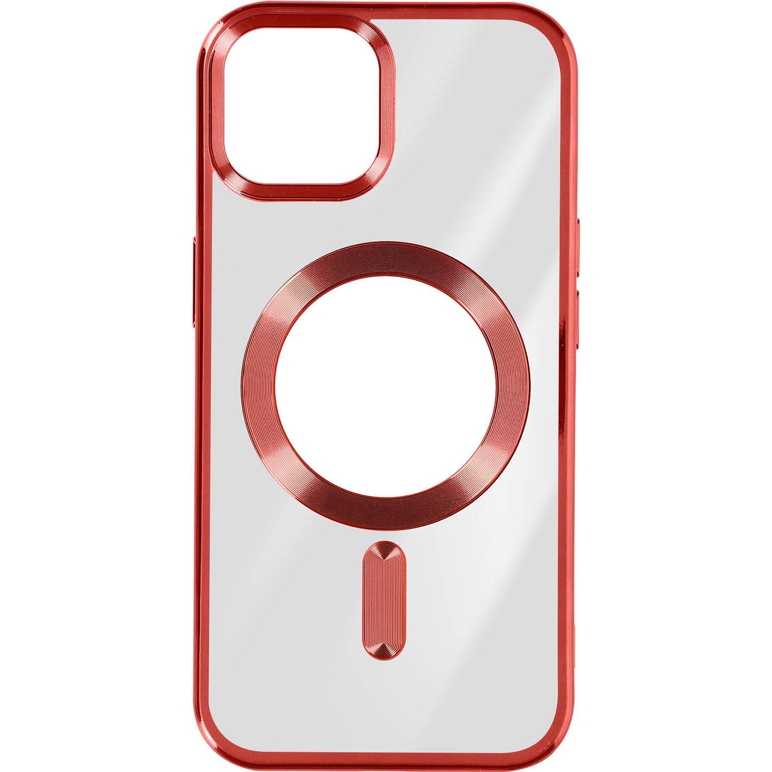 Avizar Chrom Handyhülle Series (Apple iPhone 15 Plus), Smartphone Hülle, Rot