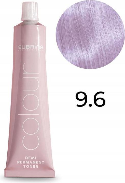 Image du produit Subrina Vopsea de par demi-permanenta Toner Colour 9/6, Blond Foarte Deschis Violet, 60ml (9/6)