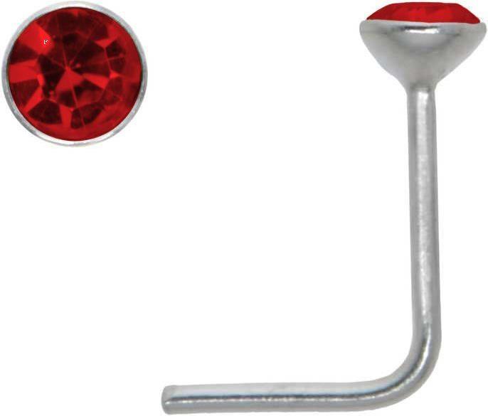 Bijouteria Piercing per naso (Argento 925, Vetro (di orologio))