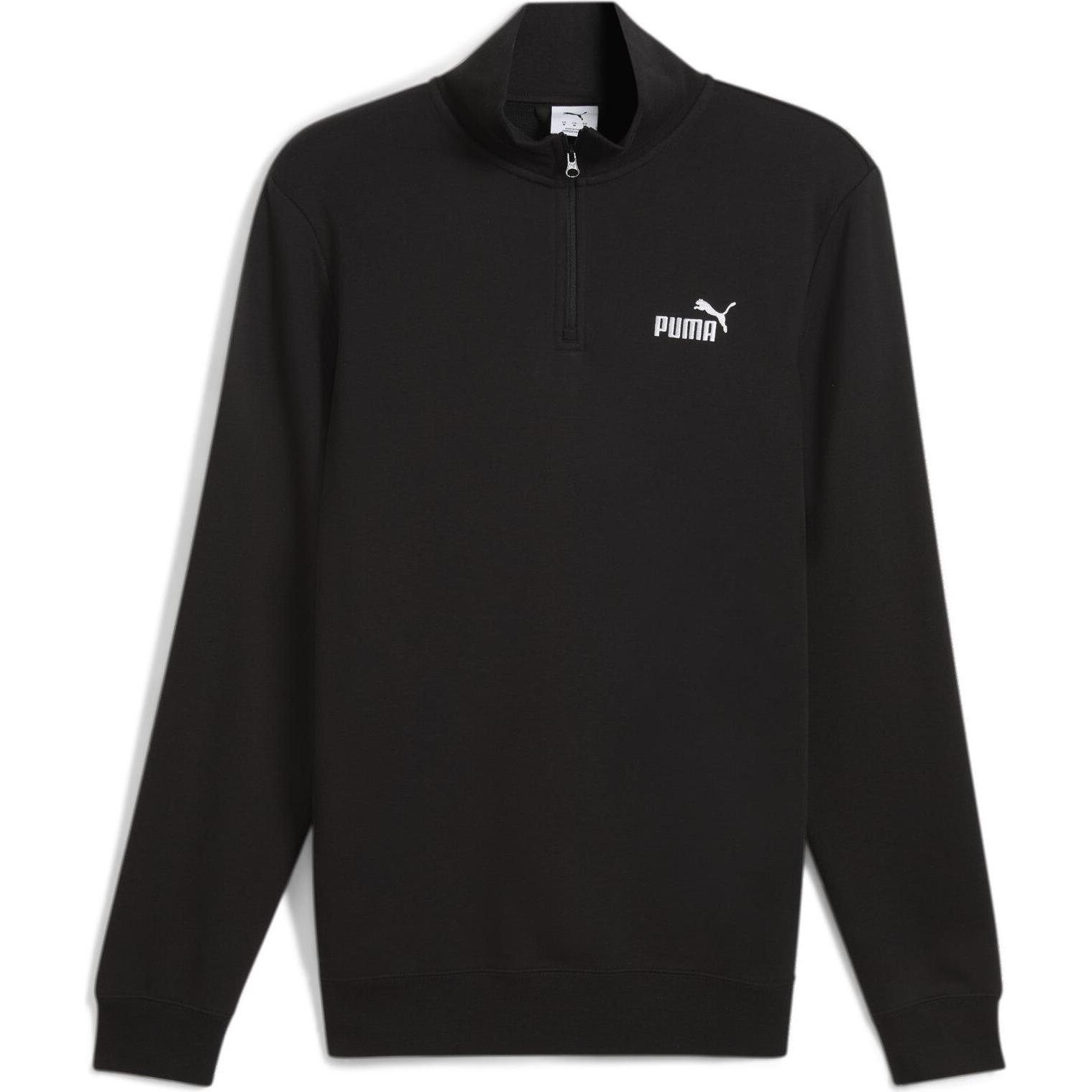 Puma, Herren, Laufjacke, ESS No. 1 Logo Half-Zip TR (S), Schwarz, S