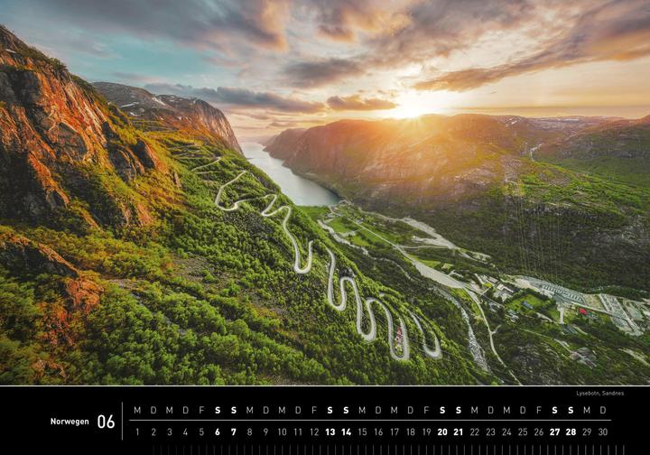 Immagine prodotto Calendario Premium Norvegia 2026 (50 x 35 cm)