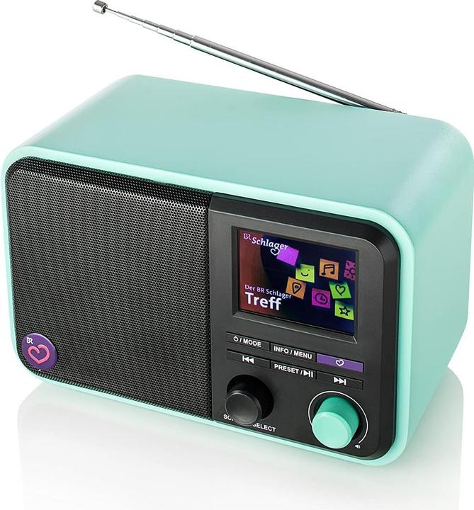Produktbild Dual BR Schlager Radio - DAB+/ UKW Radio mit Bluetooth und wiederaufladbarer Batterie (DAB+)