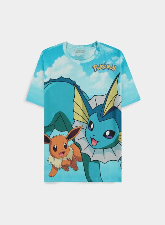 Immagine prodotto Difuzed Pokémon - Maglietta a maniche corte Eevee Evoluzioni Digitali AOP - 2XL (XXL)