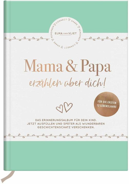 Actual product image Vliet:Mama und Papa erzählen über dich (German, Elma van Vliet, 2023)