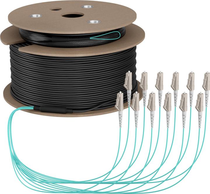 Image du produit EFB Elektronik Câble trunk U-DQ ZN BH OM3 12G 1x12 LC-LC 190m Dca LSZH (190 m)