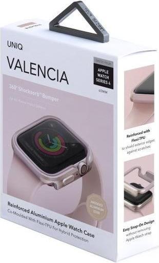 Actual product image Uniq etui Valencia Apple Watch Series 4/5/6/SE 40mm. różowo-złoty/blush gold pink