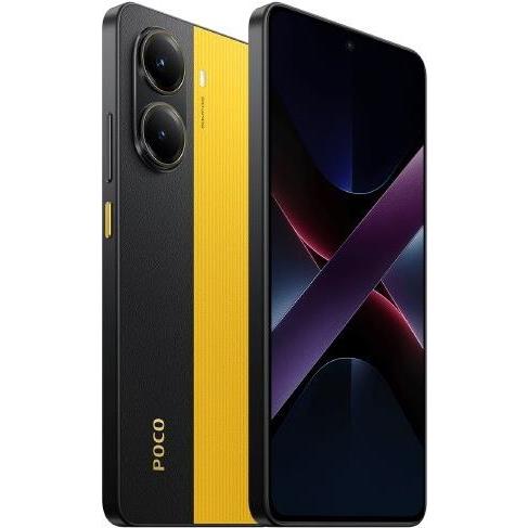Xiaomi Poco X7 Pro (512 GB, Yellow, 6.67", Dual SIM, 5G), Smartphone, Mehrfarbig