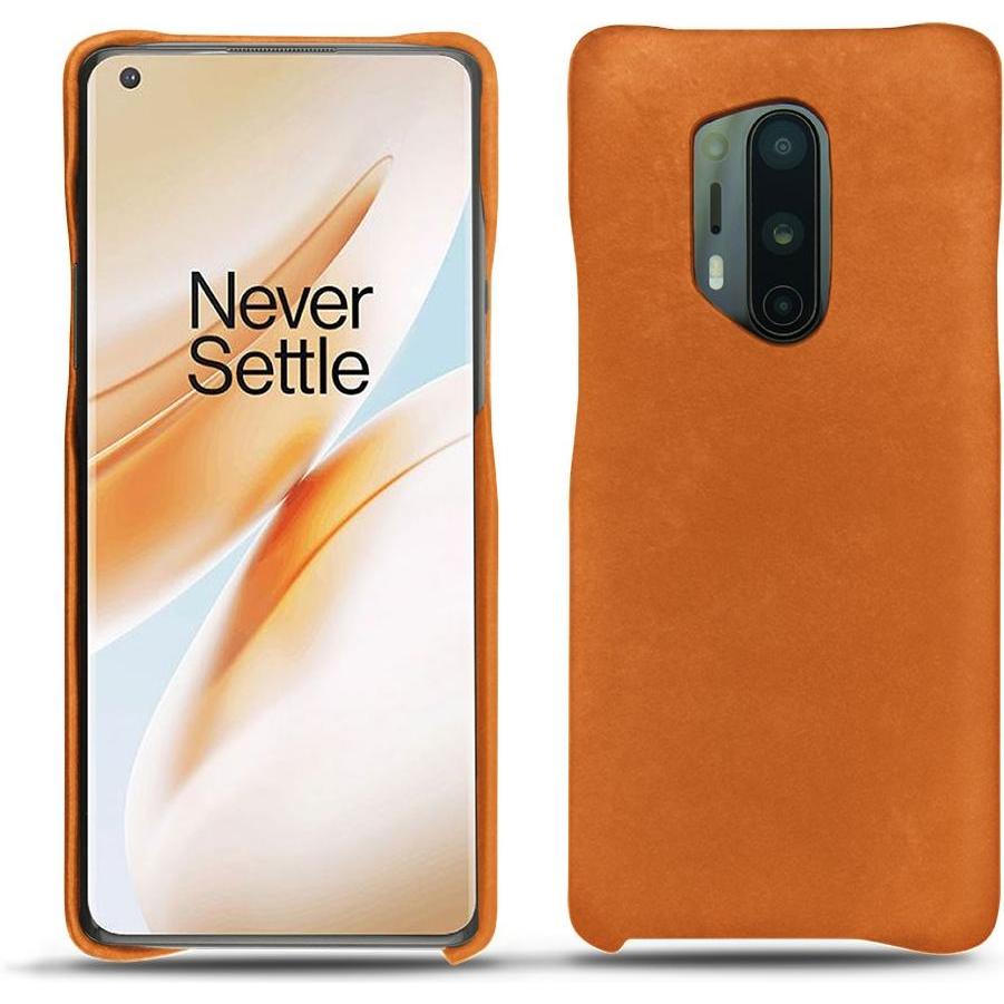 Noreve Lederschutzhülle (OnePlus 8 Pro), Smartphone Hülle, Orange