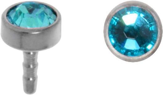 Actual product image Bijouteria internal piercing (Titanium, Crystal)
