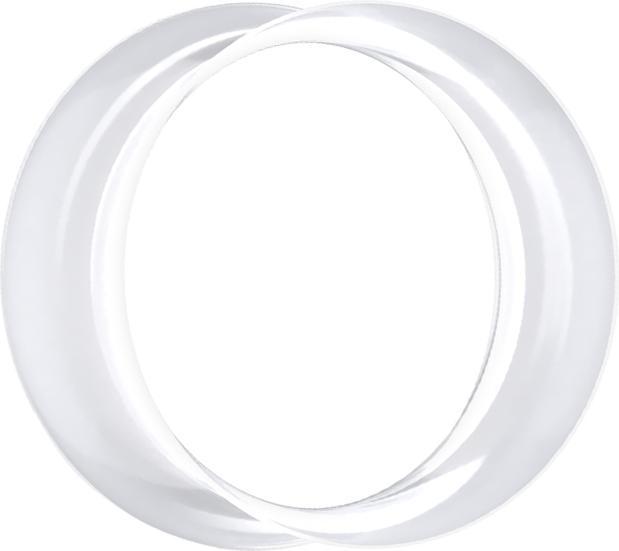 Actual product image Star Piercing Flared tunnel transparent (without brass, Silicone)